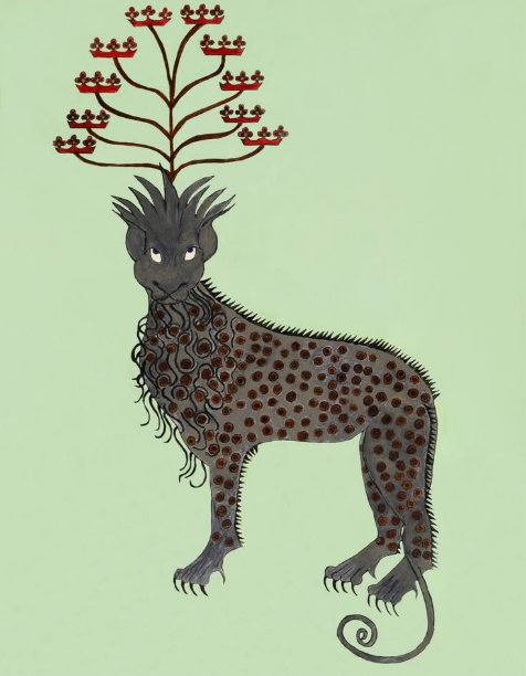 Aurelianth, the Fleur-Crowned Beast