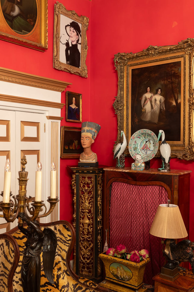 The interior featuring an early Berlin museum reproduction of the Nefertiti Bust —Dr. Cynthia Magro